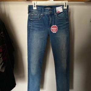 Express skinny mid rise stretch jeans